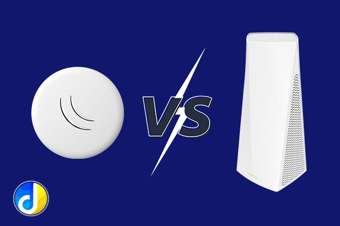 What are the difference between router and access point?