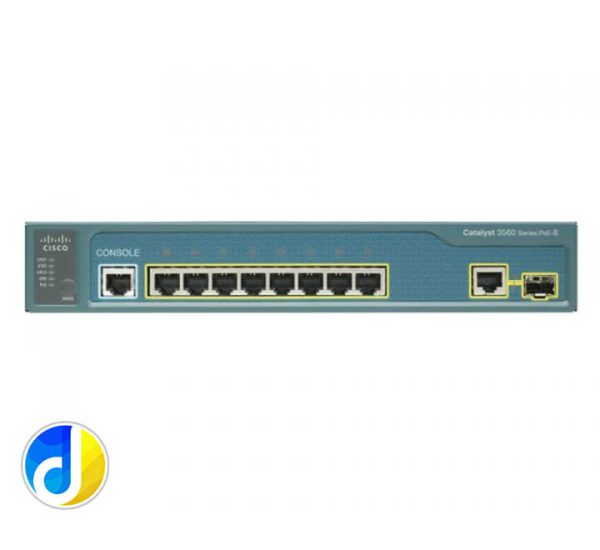 Cisco network switch model WS-C3560-8PC-S